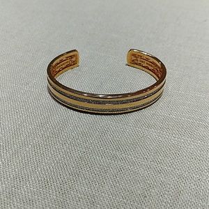 (Rebecca) rose gold plated Swarovski crystal cuff